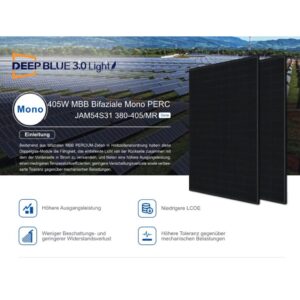 JA Solar Solarmodul JAM54S31-390/MR FULLBLACK – Bild 1