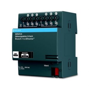 ABB Heizungsaktor 6254/0.6, free@home, 6Ausg, 1A, 24-230V, Ventilschutzfunktion
