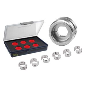 CIMCO 106900 Presseinsatz-Set ALU 6tlg, Pressbreite 7mm – Bild 1